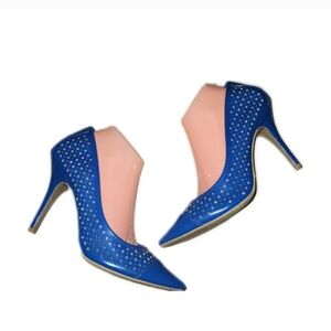 Christian Siriano Blue Pumps